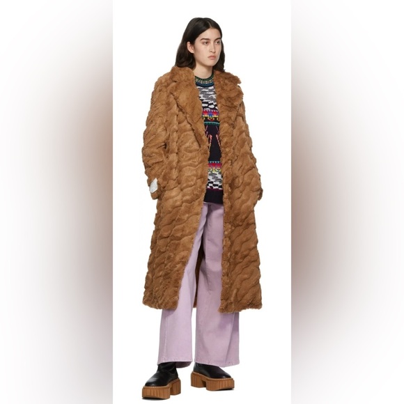 STELLA MCCARTNEY Purple Recycrom Wide Leg Jeans in Lilac Purple Size 25 - Picture 4 of 12